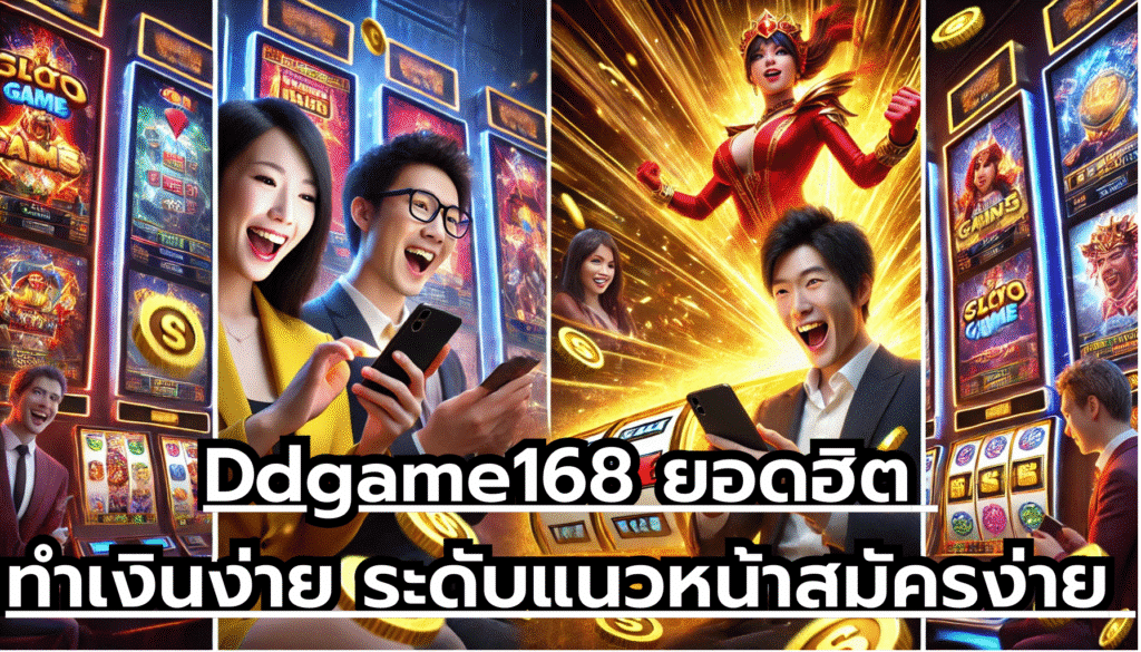 Ddgame168 ยอดฮิต ทำเงินง่าย ระดับแนวหน้า สมัครง่าย ถอนได้จริง
