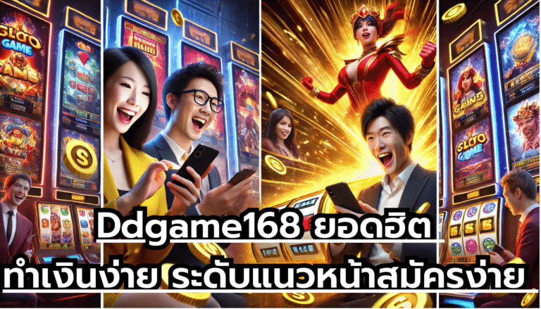 Ddgame168 ยอดฮิต ทำเงินง่าย ระดับแนวหน้า สมัครง่าย ถอนได้จริง