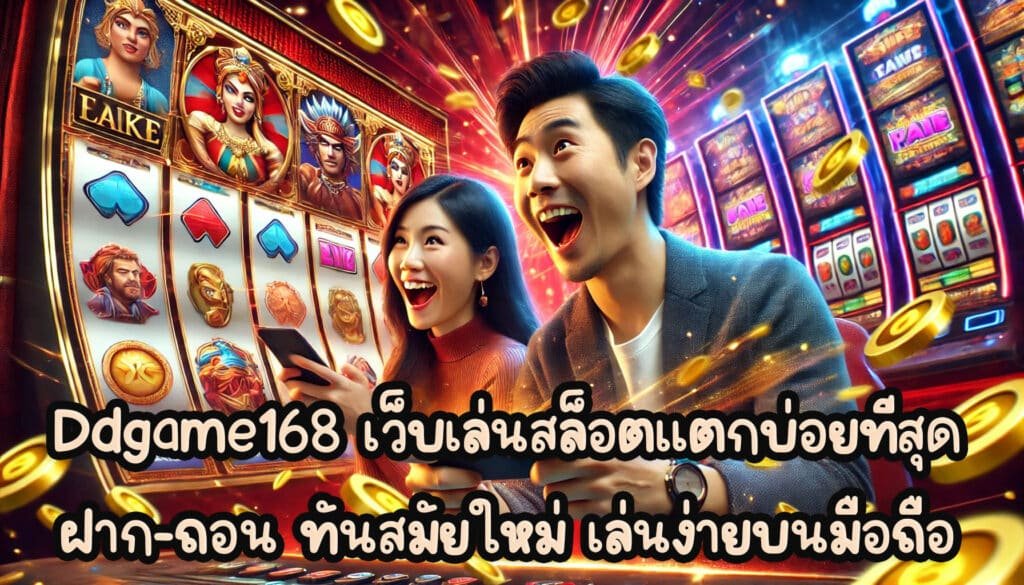 Ddgame168 เว็บเล่นเกมสล็อต แตกบ่อยที่สุด ฝาก-ถอน ทันสมัยใหม่ เล่นง่ายบนมือถือ-4